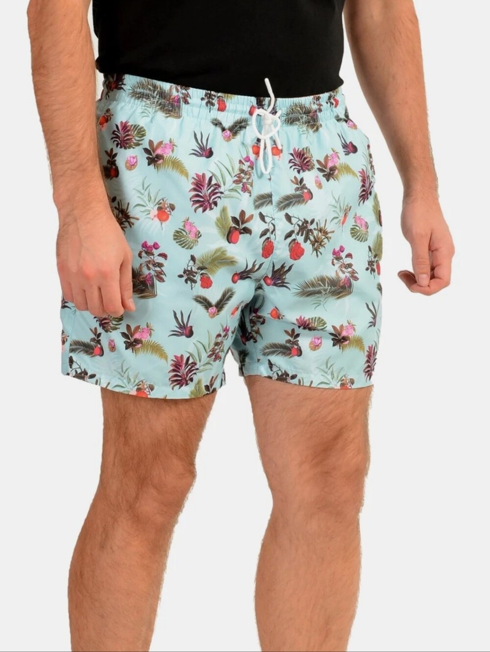 Hugo Boss Swim Shorts With Liner Quick Dry Pirhanna Hanging Fruit Print